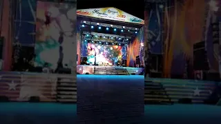 Воздушные гимнасты Шоу-театра "Лотос" на Геленджиком Карнавале 2019.
