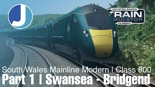 South Wales Mainline Modern (Part 1) | First Looks | Class 800 AP Enhanced | Train Sim Classic