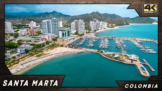 Santa Marta ● Colombia 🇨🇴 【4K】 Aerial Cinematic Drone [2024]