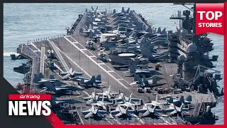 U.S. nuclear powered aircraft carrier arrives in S. Korea for combined naval exercise