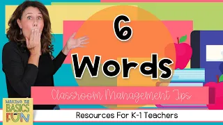 Teaching Morning Routines In Kindergarten & First-Grade Made Easy With These 6 Words