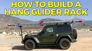 How do you transport a hang glider? How to make a hang glider roof rack?