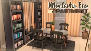 Современная эко квартира 🌿| Симс 4: Строительство | Modern Eco Apartment | The Sims 4: Speed Build