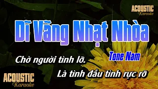 Dĩ Vãng Nhạt Nhòa (Phối Mới) Karaoke Beat Acoustic | Tone Nam