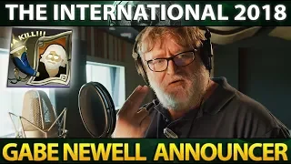 Gabe Newell Mega-Kills Announcer Pack #TI8 - HL3 CONFIRMED? 😂