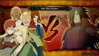 Naruto Ultimate Ninja Storm 3 Tsunade (Five Kage) Vs Madara Uchiha S-Rank Legend (English)