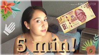 Compro maquillaje con 100 pesos,me maquillo en 5 minutos solo con los dedos!! 😂😱😱