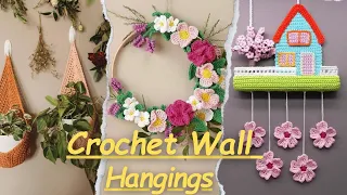 Tapices de pared de ganchillo|Crochet Wall Hangings|Tentures murales au crochet|Tığ işi duvar asma