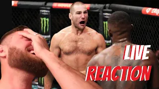 LIVE REACTION To Sean Strickland VS Israel Adesanya: CRAZY UPSET