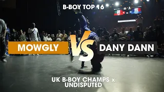 Mowgly vs Dany Dann [1v1 b-boy top 16] // stance // Undisputed x UK B-Boy Champs 2022