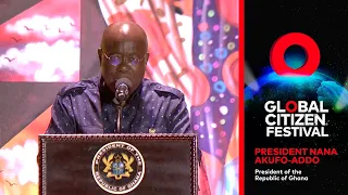 Ghana's President Nana Akufo-Addo Launches African Prosperity Fund | Global Citizen Festival: Accra