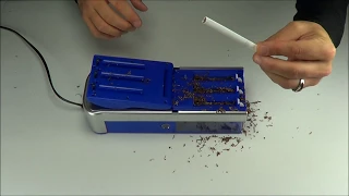 E3 Matic Electric Cigarette Rolling Machine Injector Product Overview & Demo
