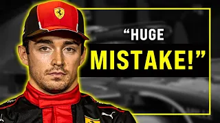 Leclerc just made a HUGE MISTAKE - F1 News