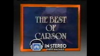 The Tonight Show starring Johnny Carson - a complete program from early 1987