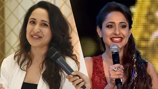 Cute Pragya Jaiswal Super Excited On A Energetic Performance