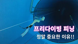 프리다이빙 피닝이 정말 중요한 이유!! [디프 프리다이빙]