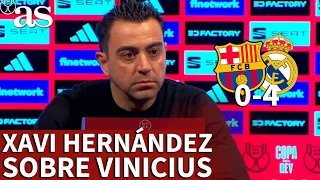 BARCELONA 0- REAL MADRID 4 (1-4) | XAVI HERNÁNDEZ, sobre VINICIUS tras las palabras de ARAÚJO | AS