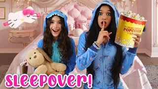 SLEEPOVER WITH MY SISTER GONE WRONG!