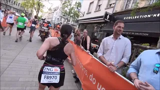 The great Luxembourg ING Night Half-Marathon 11.05.2024, Runners view.