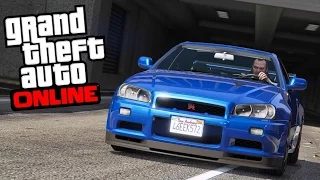 GTA 5 ONLINE - LEAKING INFO IMPORT/EXPORT DLC! (SKYLINE GT-R AND VOLTIC ROCKET CAR!)