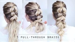 how to PULL THROUGH BRAID | 3 ways to wear it! | Twist Me Pretty