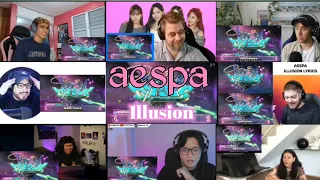 aespa (에스파) "Illusion" Lyric Video || Reaction Mashup