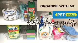 AFFORDABLE & SIMPLE KITCHEN ORGANISATION | PEP HOME ACRYLIC BINS UNDER R50 | SOUTH AFRICAN YOUTUBER