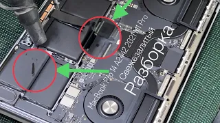 Что делать когда залили  MacBook Pro 14 2021 A2442