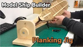 Wooden Model ships /  Swing & Tilt  ( PLANKING JIG)