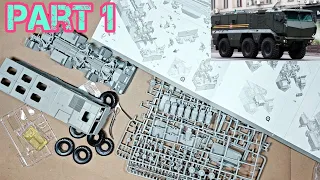 Kamaz typhoon-k Russian MRAP model assembling/making (part 1)