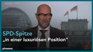 phoenix nachgefragt mit Christian Füller zur Neuaufstellung der SPD-Parteispitze am 04.11.21
