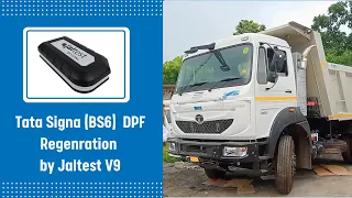 Tata Signa (BS6) DPF Regenration by Jaltest India Scanner Kit V9