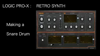 Retro Synth - Making a Snare Drum