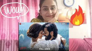 Bhediya Movie | Apna bana le Audio Reaction | Varun Dawan |kriti Sanon | 2 Dec | Pakistani Reaction.