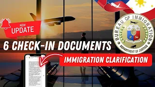 🛑JUST 6 DOCUMENTS TO SMOOTH CHECK-IN AND IMMIGRATION PROCESS || PHILIPPINE AIRPORT PROCESS, PROTOCOL