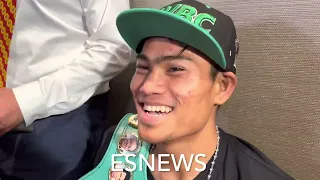 New WBC Champ Mark Magsayo Right After Beating Russell Reaction To Win Esnews Boxing