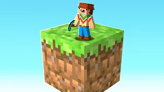 ¡Minecraft PERO es 1 BLOQUE GIGANTE! 😲💪💥 SILVIOGAMER MINECRAFT PERO