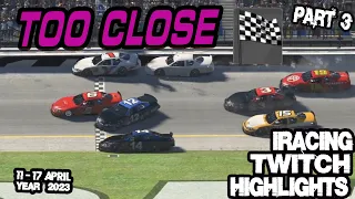 iRacing Twitch Highlights 23S2W5P3  11 - 17 April 2023 Part 3 Funny moves saves wins fails