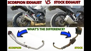 SCORPION full system exhaust VS STOCK Exhaust- HONDA CBR 125R 2015 (0-100KM/H, sound)