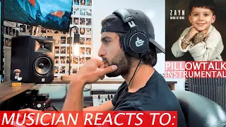 Musician Reacts To: "PILLOWTALK" (instrumental) by ZAYN - [REACTION + BREAKDOWN]