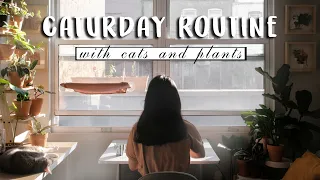 City Gardening Vlog | NYC Saturday Morning Routines | Cinematic Indoor House Plant