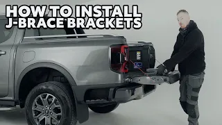 How To Install J-Brace Support Brackets for 2023+ Ford Ranger/Raptor & VW Amarok