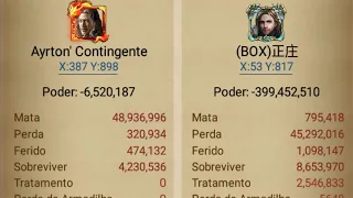 Clash of kings: Super Rally hit 399M 🤩 / Rally castelo 1G.2M /  K141