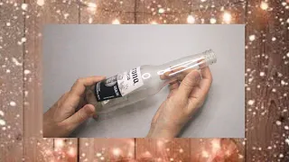 5 BOTELLAS DECORADAS + MÉTODO PARA QUITAR ETIQUETAS PINTADAS ♻ NAVIDAD 2020 😍DECOUPAGE 🌼ARTE EN CASA