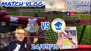 ALTRINCHAM 1-0 CHESTER FC MATCH VLOG #24: EMIRATES FA CUP 2ND QUALIFYING ROUND REPLAY: 24/09/19