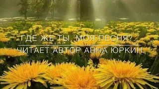 ГДЕ ЖЕ ТЫ, МОЯ ПЕСНЯ?.. христианский стих (читает автор Анна Юркин@)