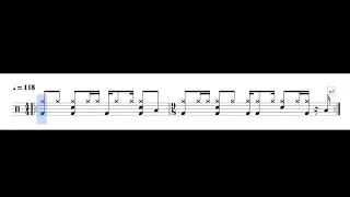 Must Know Grooves | Skip Step By Nate Smith | Drum Transcription