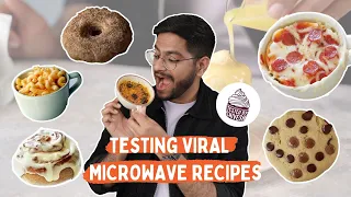 OMG😳😱 I Tested All VIRAL Microwave Recipes| Pizza, Cookie, Donut in just 60 seconds- UNBELIEVABLE