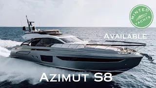 2023 Azimut S8 Sport Cruiser | Available in South Florida | Azimut Sport Yacht Highlights