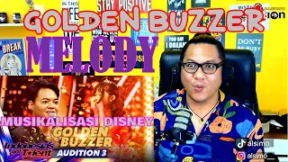 🔴AMAZING VOICE❗ Melody Mendapatkan GOLDEN BUZZER Dari Reza Arap Indonesias Got Talent 2023